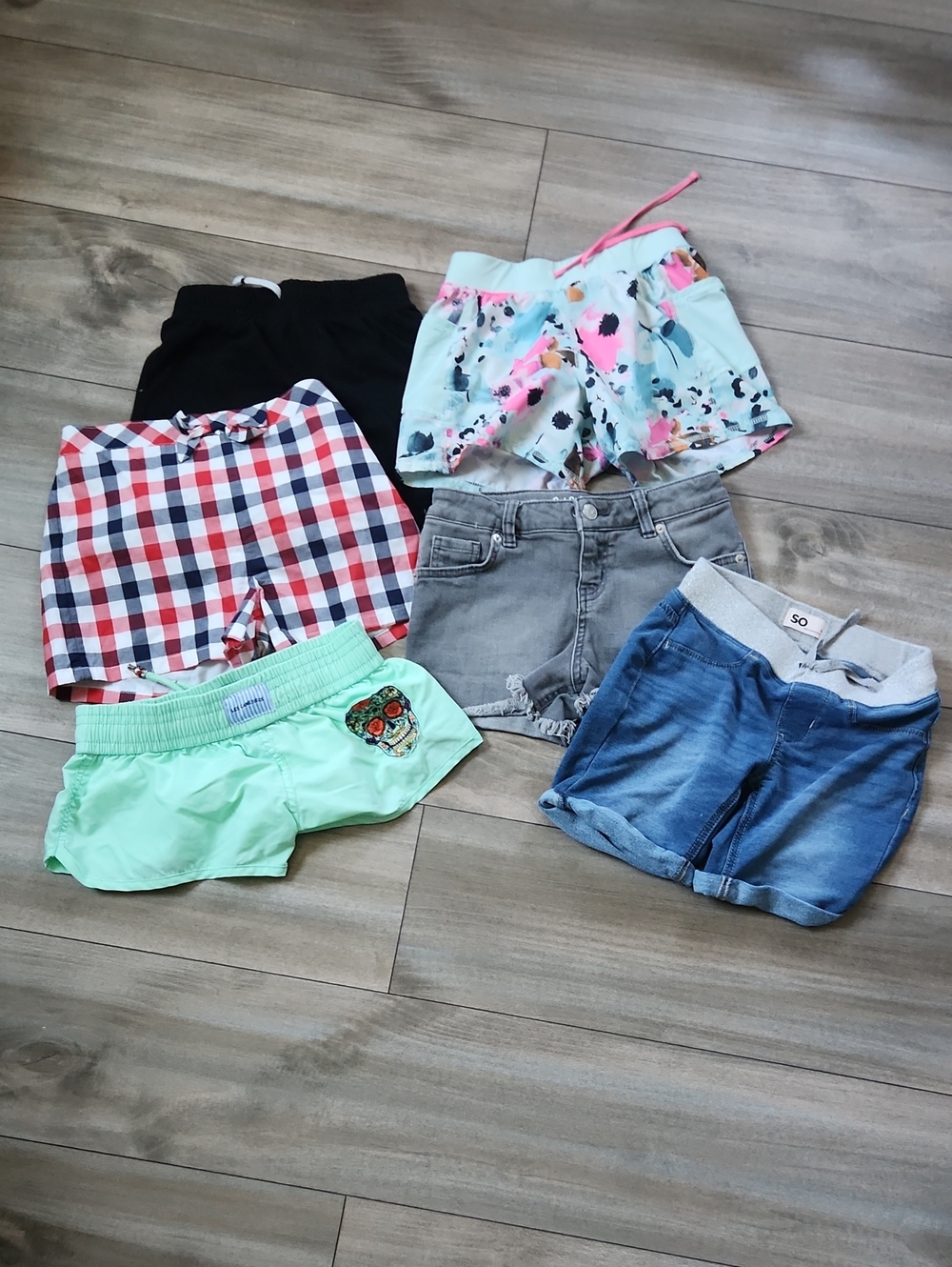 6 Pc Girl Shorts Lot 7/8